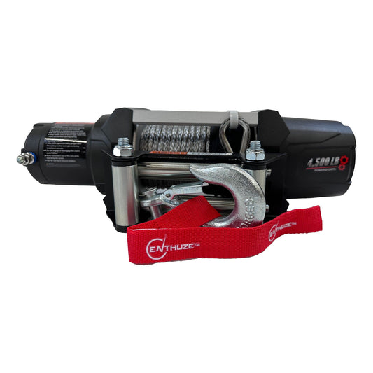 ENTHUZE| 4500Lb Atv/Utv Winch,  Synthetic Rope |ACTENT1301P