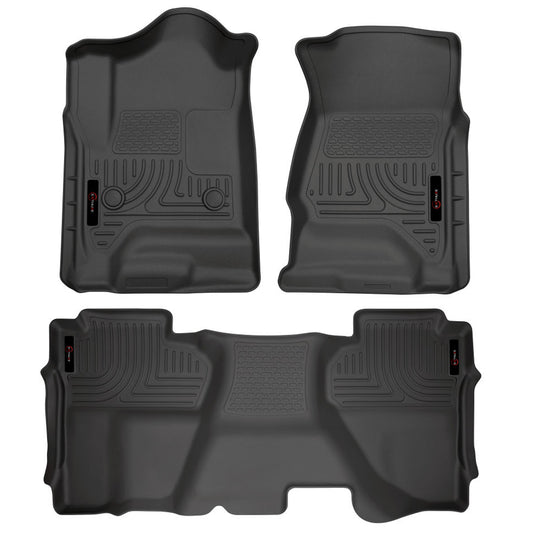 ENTHUZE|Floor Liners Silverado\Sierra 1500/2500/3500 Dbl Cab 14-18 |ACTENT13281-2