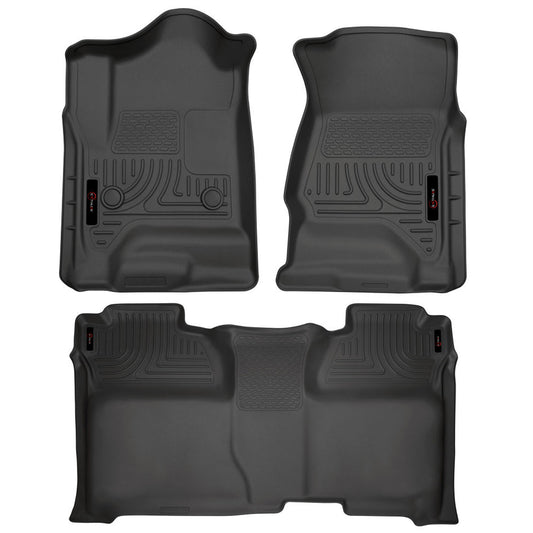 ENTHUZE|Floor Liners Silverado\Sierra 1500/2500/3500 Crew 14-18 |ACTENT13291-2