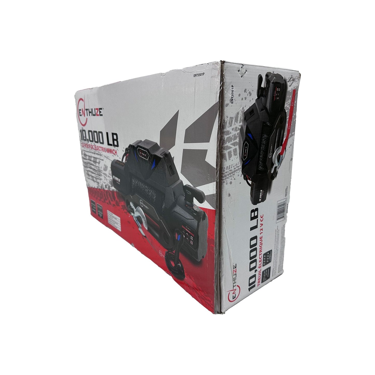 ENTHUZE| 10000 Lb Winch,  Synthetic Rope |ACTENT5501P