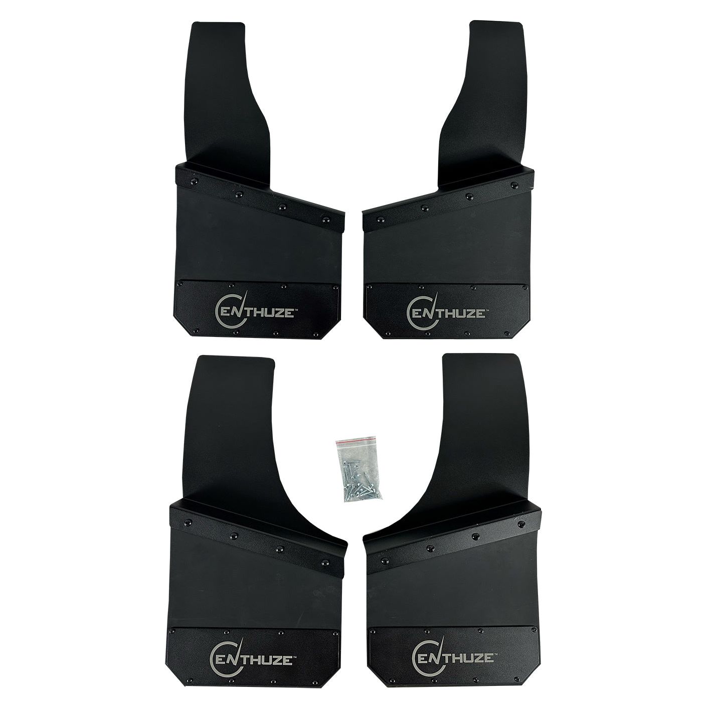 ENTHUZE| Kickback Mud Flaps, Front & Rear,13" |ACTENTKB-13B