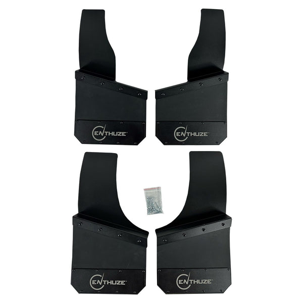ENTHUZE| Kickback Mud Flaps, Front & Rear,13" |ACTENTKB-13B