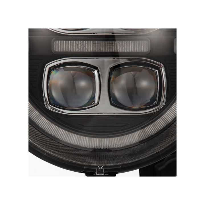 ALPHAREX NOVA-Series LED Projector Headlights Black for 18-24 Jeep Wrangler JL/Gladiator 880868