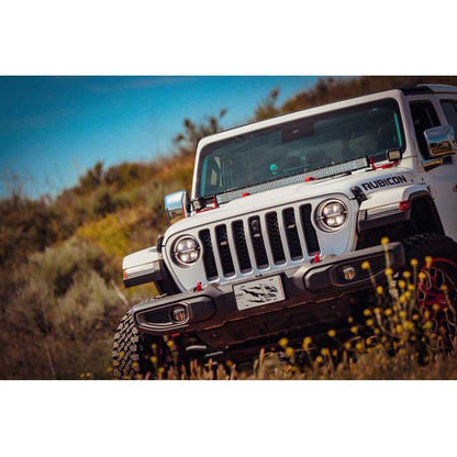 ALPHAREX NOVA-Series LED Projector Headlights Black for 18-24 Jeep Wrangler JL/Gladiator 880868