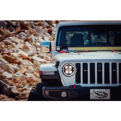 ALPHAREX NOVA-Series LED Projector Headlights Black for 18-24 Jeep Wrangler JL/Gladiator 880868