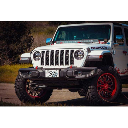 ALPHAREX NOVA-Series LED Projector Headlights Black for 18-24 Jeep Wrangler JL/Gladiator 880868