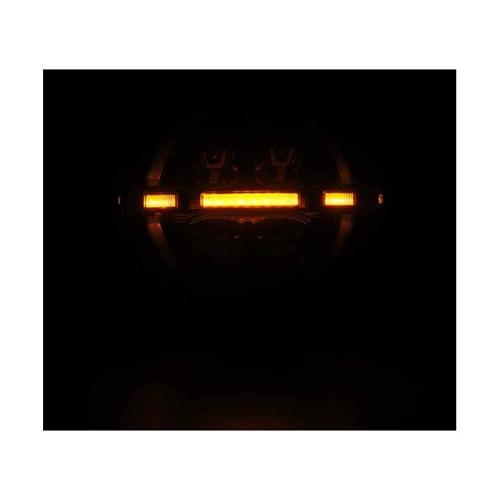 ALPHAREX NOVA-Series LED Projector Headlights Black for 18-24 Jeep Wrangler JL/Gladiator 880868