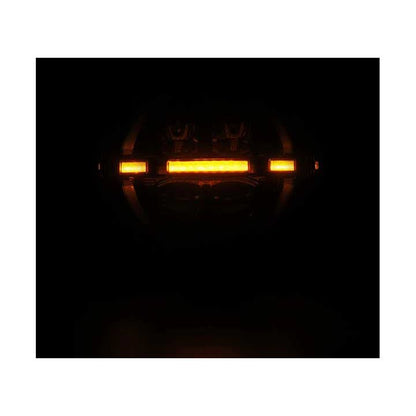 ALPHAREX NOVA-Series LED Projector Headlights Black for 18-24 Jeep Wrangler JL/Gladiator 880868