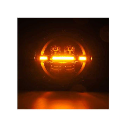 ALPHAREX NOVA-Series LED Projector Headlights Black for 18-24 Jeep Wrangler JL/Gladiator 880868