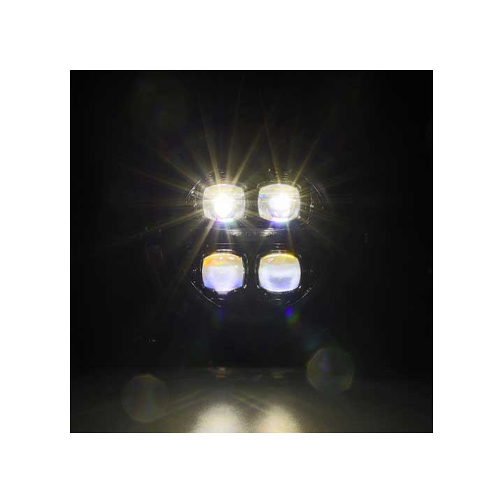 ALPHAREX NOVA-Series LED Projector Headlights Black for 18-24 Jeep Wrangler JL/Gladiator 880868