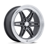 American Racing AR953 GROOVE 6 DRAG Anthracite W/ Diamond Cut Lip