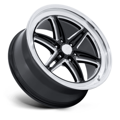 American Racing AR953 GROOVE 6 DRAG Gloss Black Milled W/ Dc Lip wheel