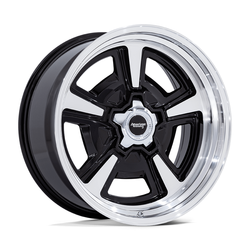 American Racing VN517 MARAUDER Gloss Black Mch W/ Dia-Cut Lip wheel