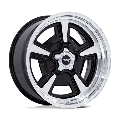 American Racing VN517 MARAUDER Gloss Black Mch W/ Dia-Cut Lip wheel