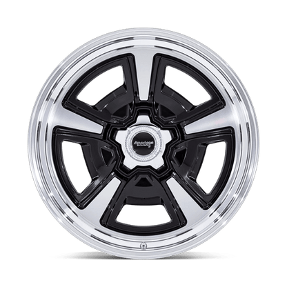 American Racing VN517 MARAUDER Gloss Black Mch W/ Dia-Cut Lip wheel