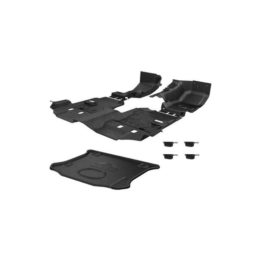 Armorlite | 07-18 Wrangler JK 4 Door 4PC FULL KIT COMPOSITE FLOORING MESA SMOKE | B1006710-BLK1-AA