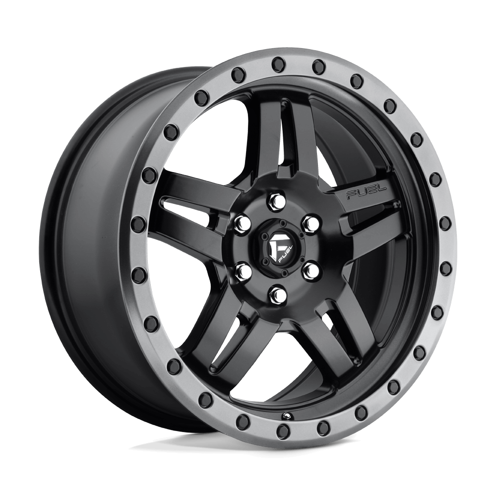 FUEL D557 ANZA Matte Black Gun Metal Ring