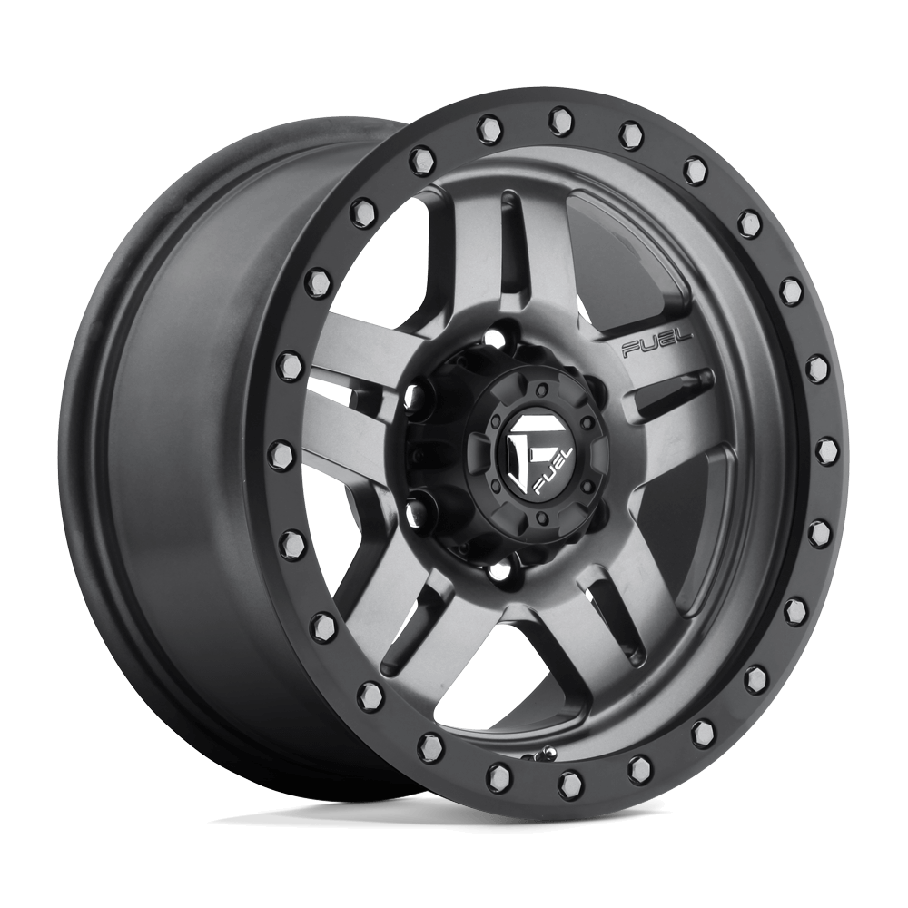 FUEL D558 ANZA Matte Gunmetal Black Bead Ring
