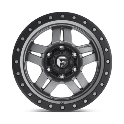 FUEL D558 ANZA Matte Gunmetal Black Bead Ring
