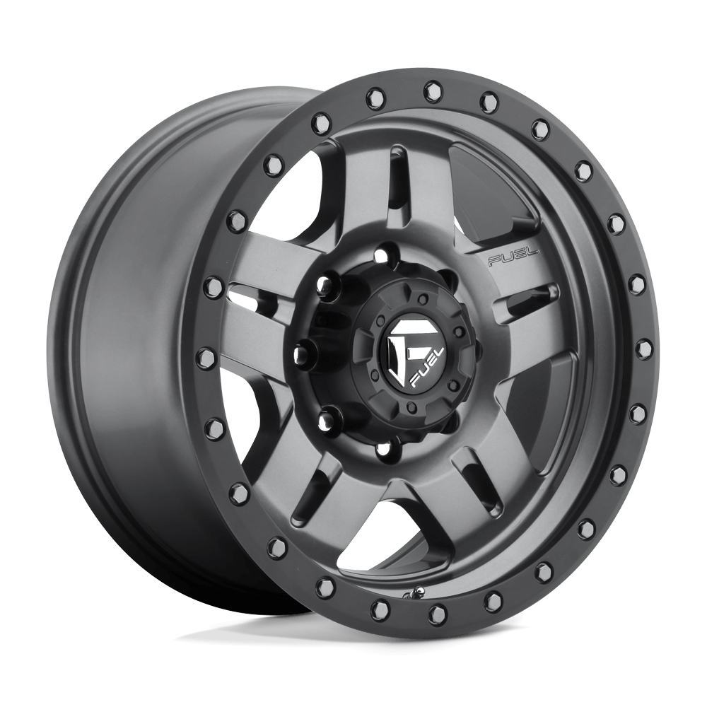FUEL D558 ANZA Matte Gunmetal Black Bead Ring
