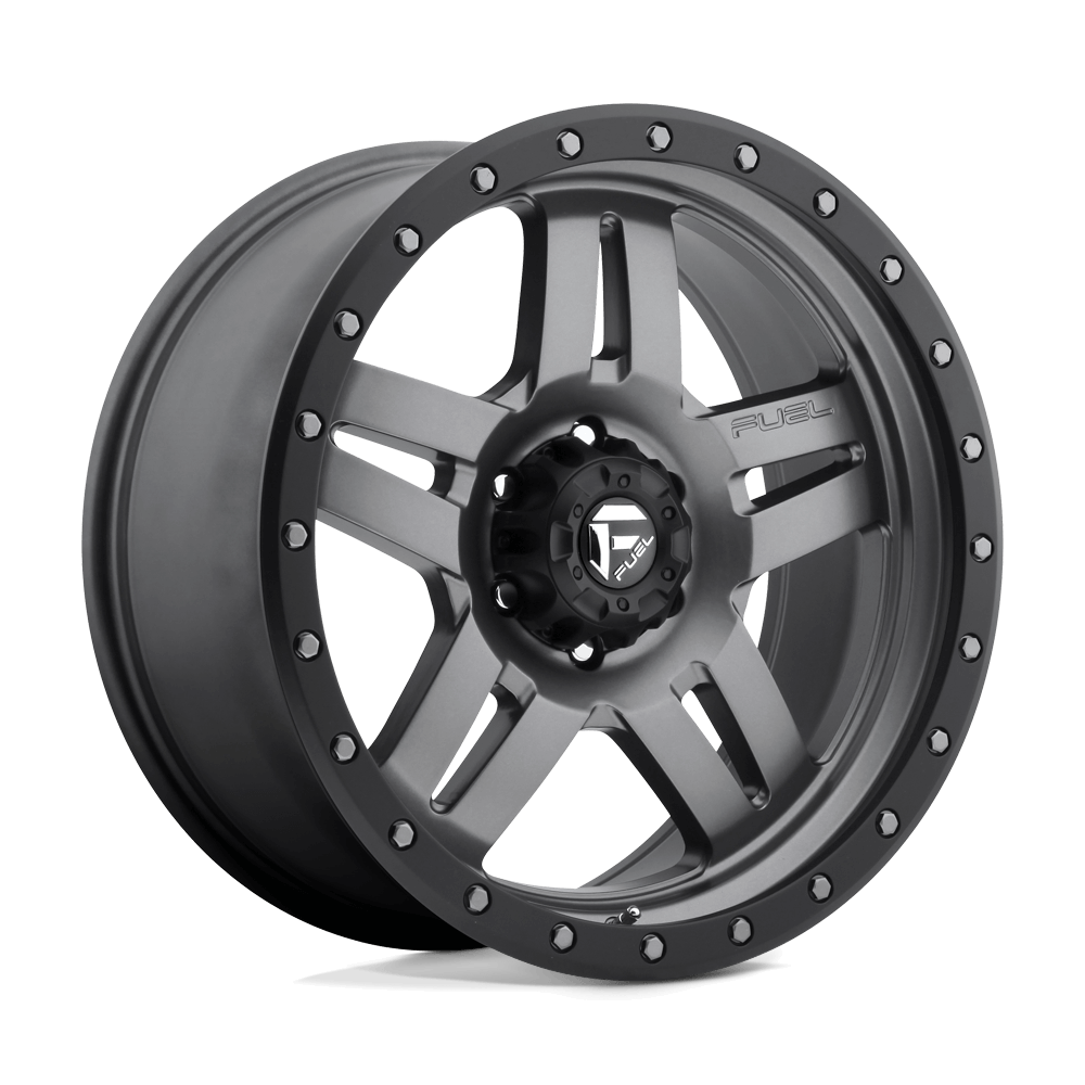 FUEL D558 ANZA Matte Gunmetal Black Bead Ring