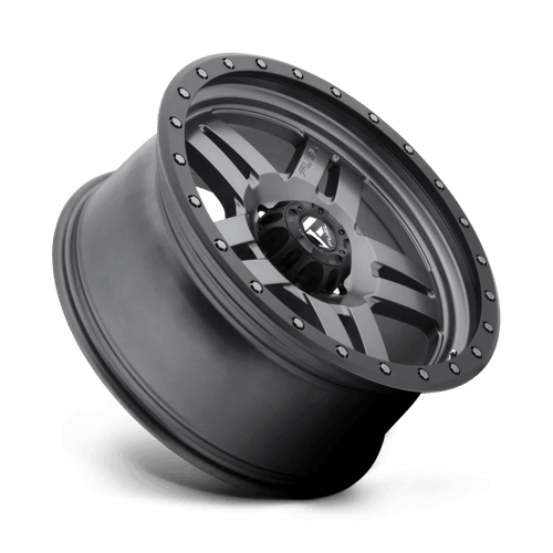 FUEL D558 ANZA Matte Gunmetal Black Bead Ring