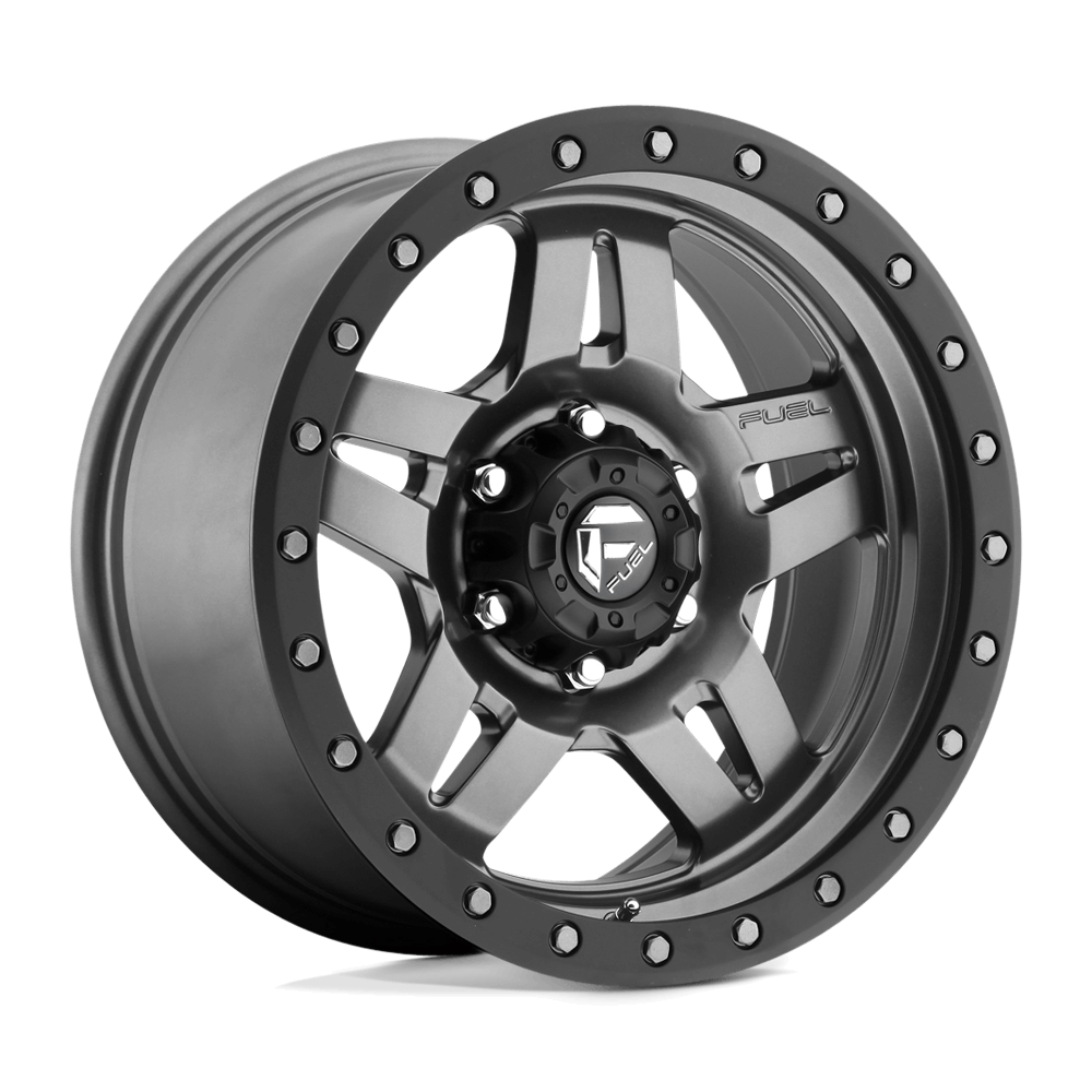 FUEL D558 ANZA Matte Gunmetal Black Bead Ring