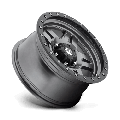 FUEL D558 ANZA Matte Gunmetal Black Bead Ring
