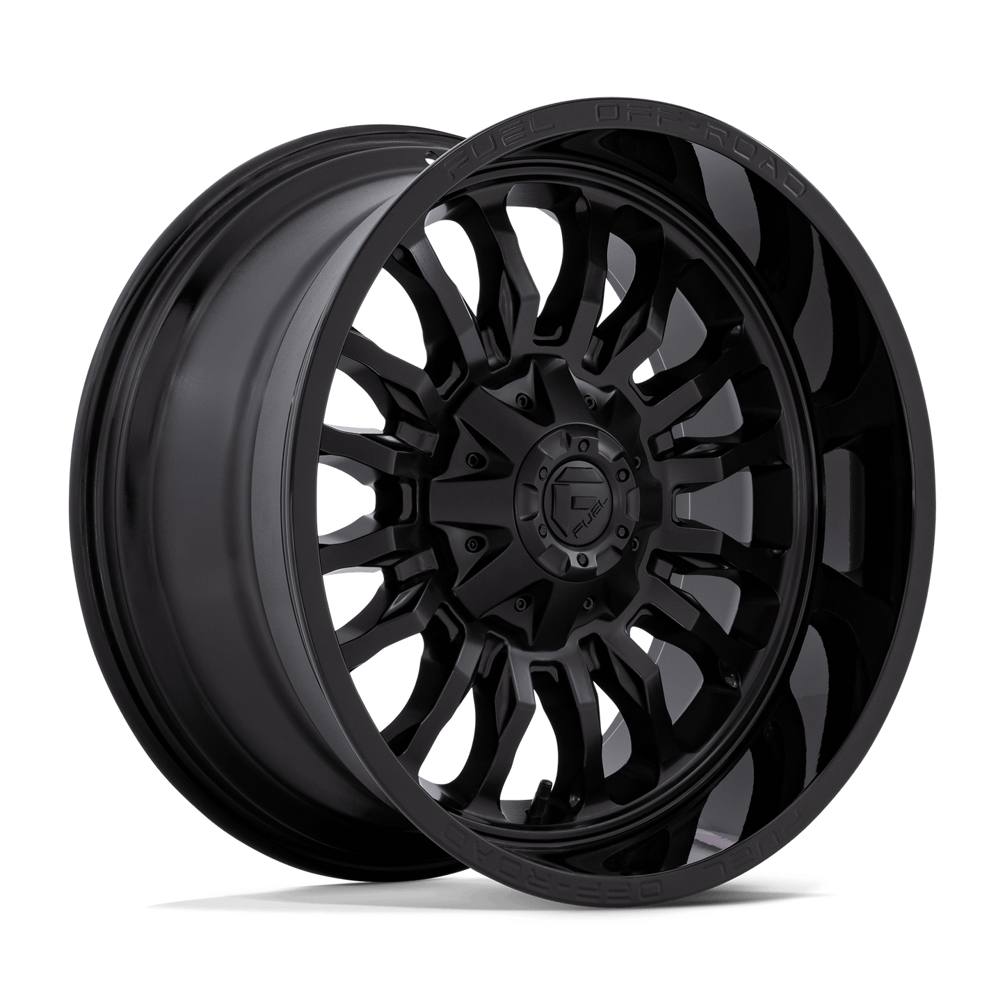 FUEL D796 ARC Matte Black W/ Gloss Black Lip