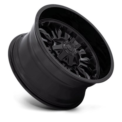 FUEL D796 ARC Matte Black W/ Gloss Black Lip