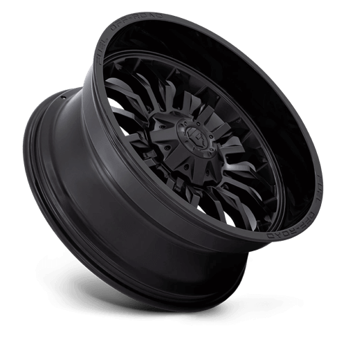 FUEL D796 ARC Matte Black W/ Gloss Black Lip
