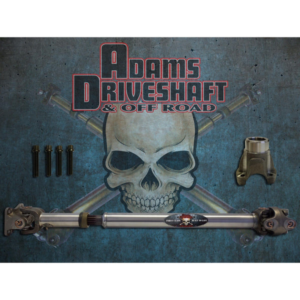 ADAMS DRIVESHAFT | 2007-2018 Jeep Wrangler JK Front 1310 CV Driveshaft Solid U-Joints | Extreme Duty | ASDJK-1310F-S