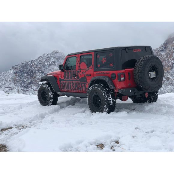 ADAMS DRIVESHAFT | 2018-2024 Jeep Wrangler JL Rear 1350 Solid CV Driveshaft 2DR | Rubicon, Sport & Sahara | ASDJL-1350R-S2D