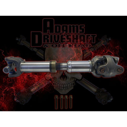 ADAMS DRIVESHAFT | 1996-2006 Jeep Wrangler TJ/LJ Rear Non Rubicon 1310 CV Driveshaft | Extreme Duty | ASDLJ-1310CVR-S
