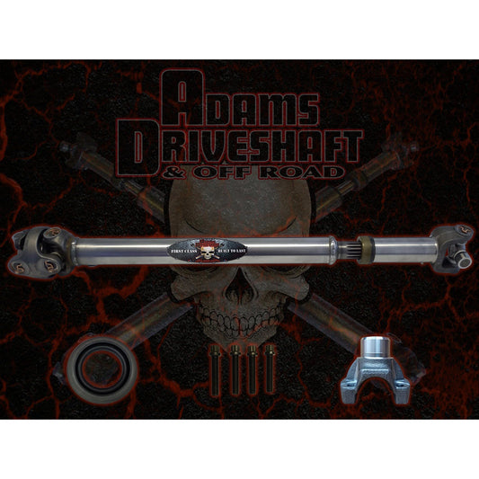 ADAMS DRIVESHAFT | 1987-1995 Jeep Wrangler YJ Rear 1310 CV Driveshaft 1987-1993 | Heavy Duty | ASDYJ-1310CVR-G