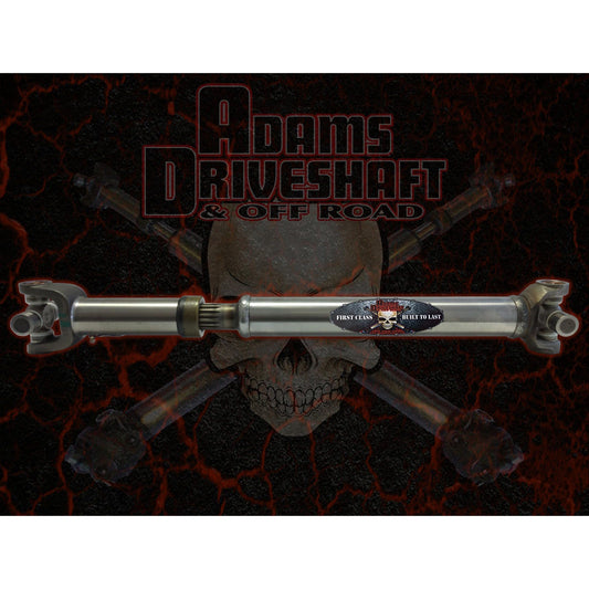 ADAMS DRIVESHAFT | 1987-1995 Jeep Wrangler YJ Front Slip N Stub 1310 Driveshaft | Heavy Duty | ASDYJ-1310SF-G