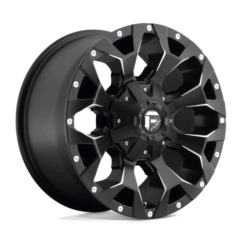 FUEL D546 ASSAULT Matte Black Milled