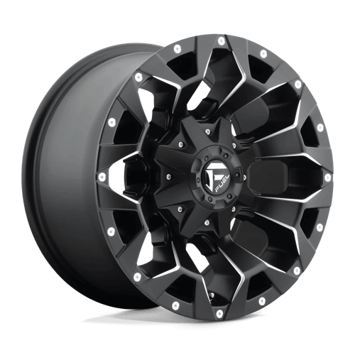 FUEL D546 ASSAULT Matte Black Milled