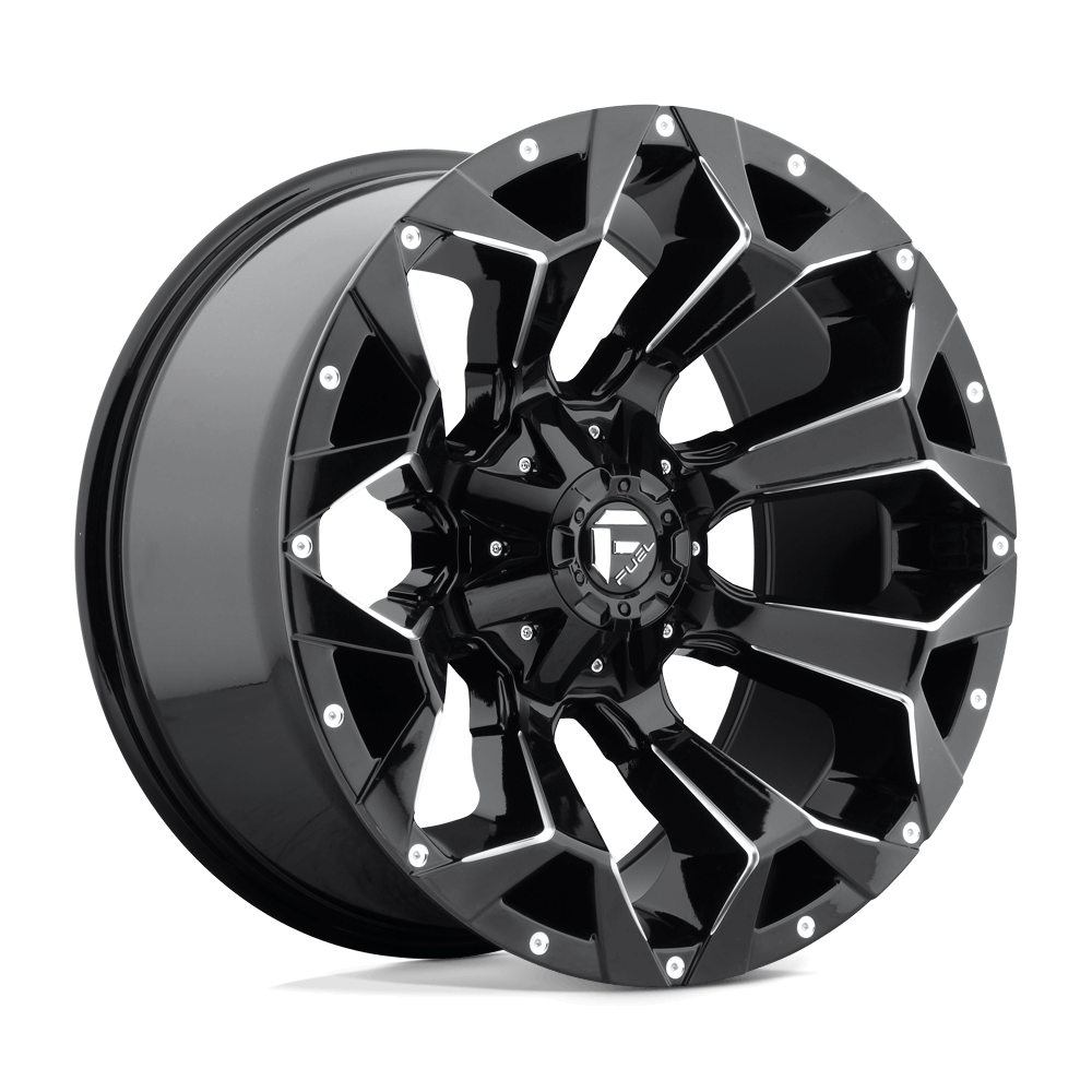 FUEL D576 ASSAULT Gloss Black Milled
