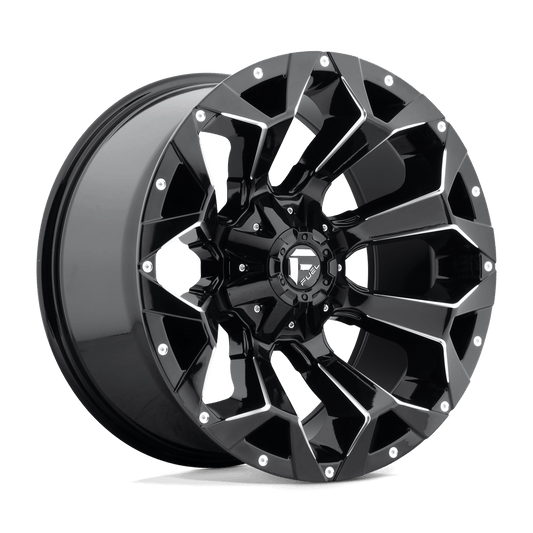 FUEL D576 ASSAULT Gloss Black Milled