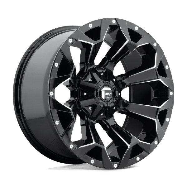 FUEL D576 ASSAULT Gloss Black Milled