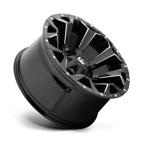 FUEL D576 ASSAULT Gloss Black Milled
