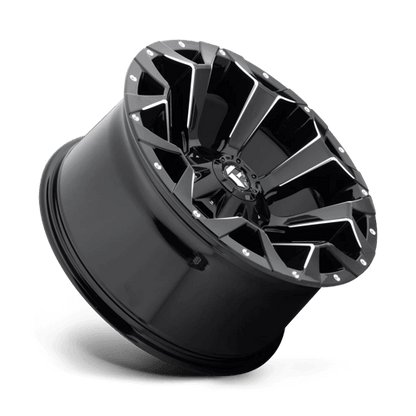 FUEL D576 ASSAULT Gloss Black Milled