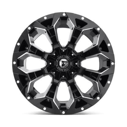 FUEL D576 ASSAULT Gloss Black Milled