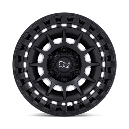 Black Rhino BARRAGE Matte Black wheel with concave monoblock construction and durable armored ring.