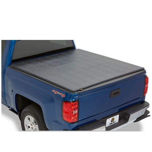 BESTOP | Soft Tri-Fold Tonneau Cover EZ-Fold For Nissan 2004-2021 Titan 5.5 Foot Black Tailgate Spoiler Not Included Bestop | 16175-01