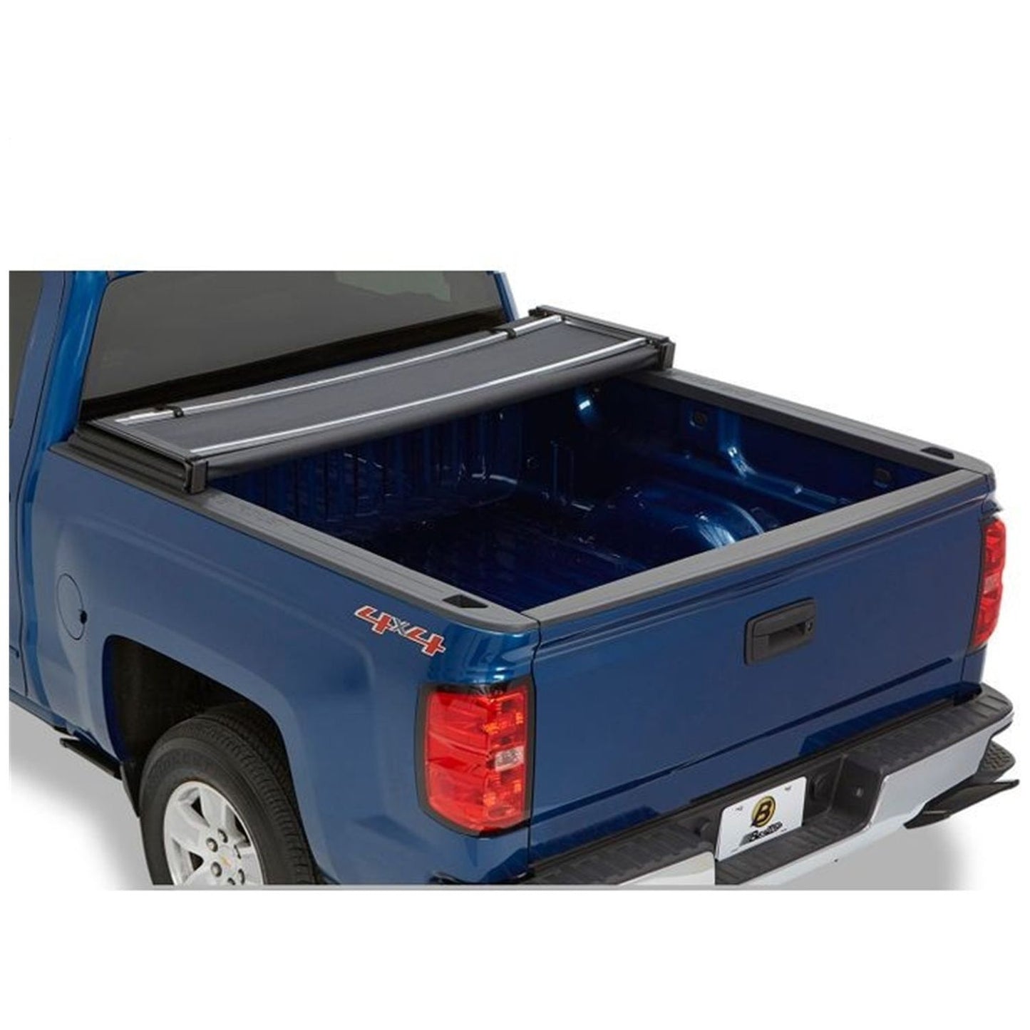 BESTOP | Soft Tri-Fold Tonneau Cover EZ-Fold For Nissan 2004-2021 Titan 5.5 Foot Black Tailgate Spoiler Not Included Bestop | 16175-01