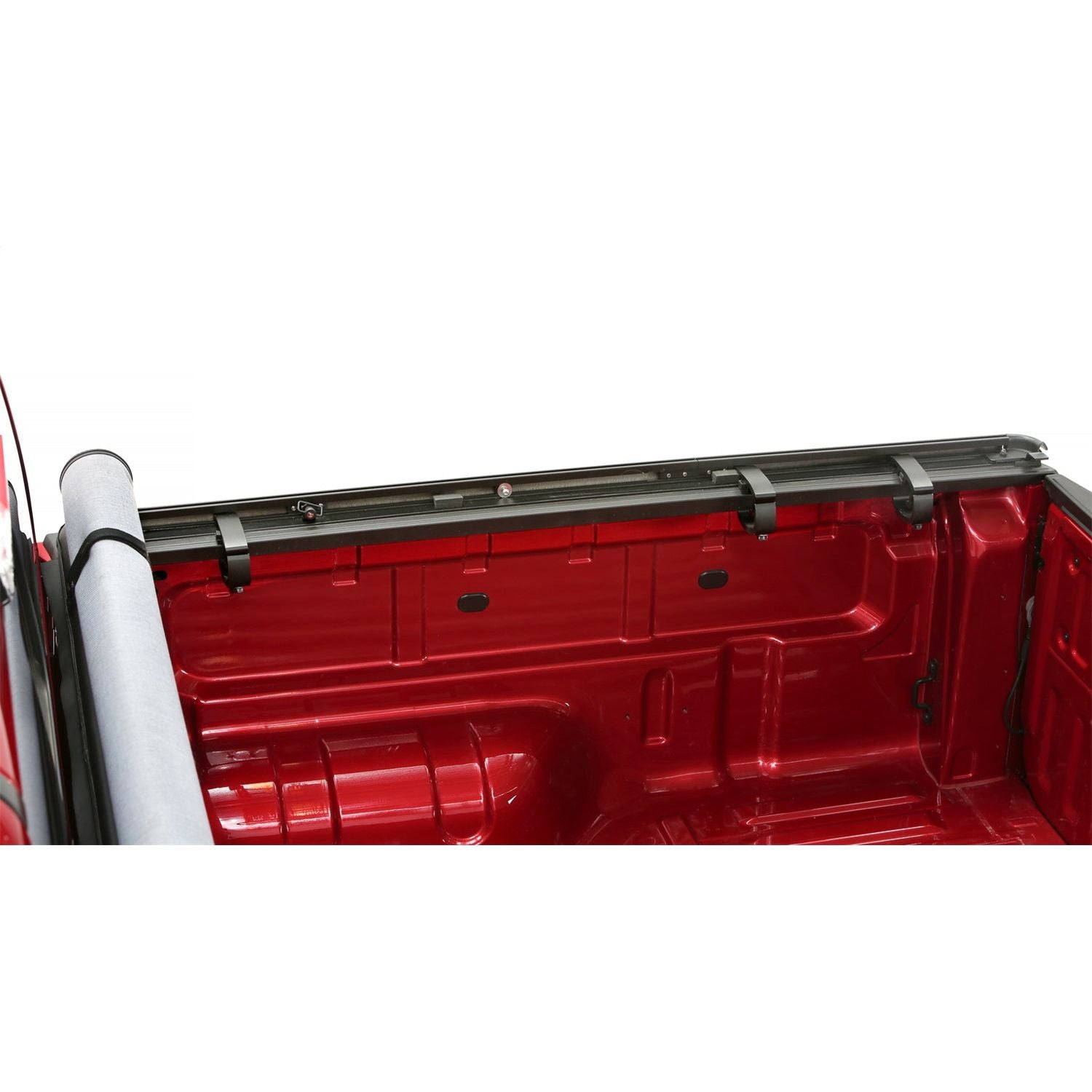 BESTOP | EZ-Roll Soft Tonneau Cover For Ford 2019-2024 Ranger 5.0 Foot Black Tailgate Spoiler Not Included Bestop | 19232-01 installed