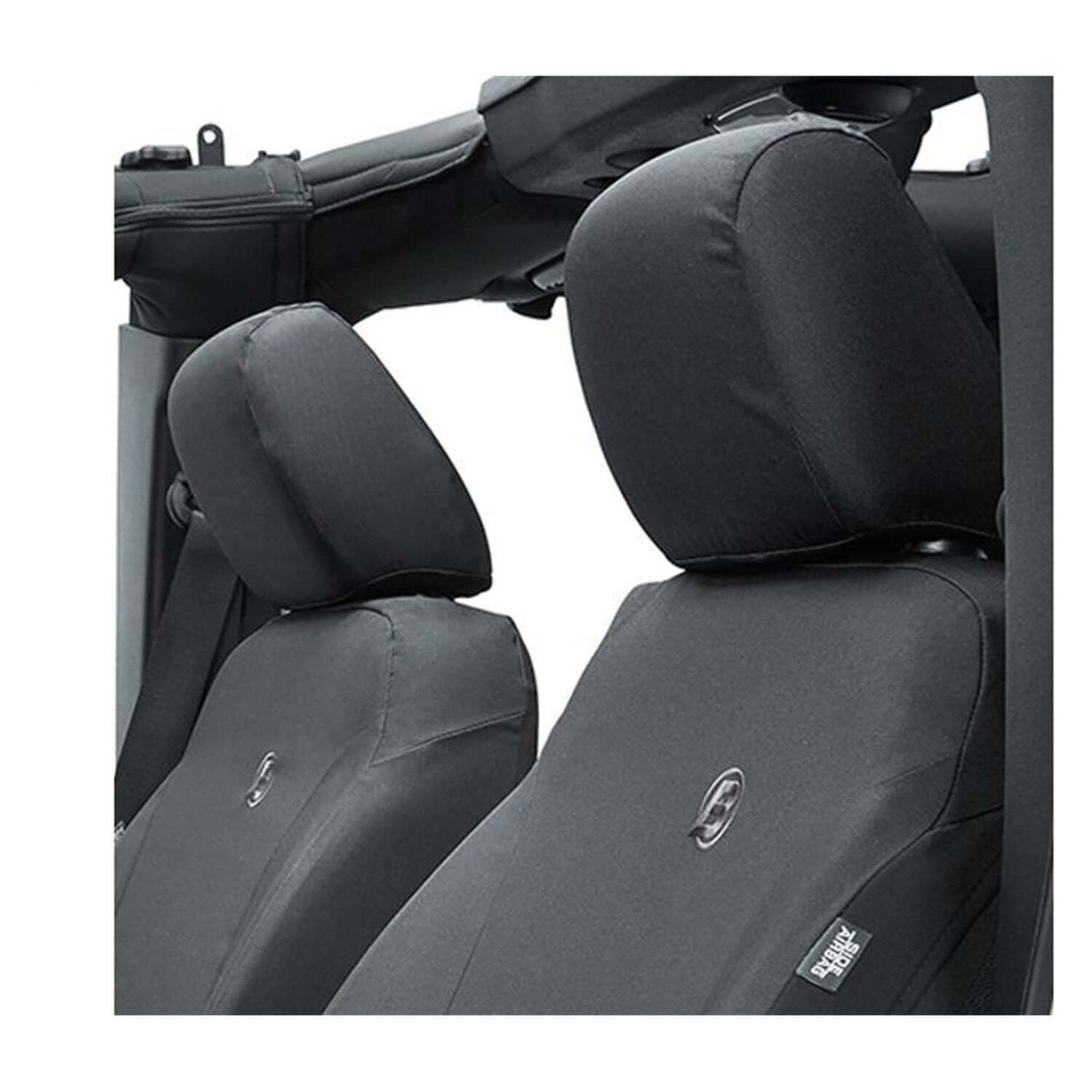 BESTOP | Jeep Wrangler Seat Covers For Jeep 2013-2018 Wrangler JK 4 Door Front Premium Vinyl Fabric Black Diamond Bestop | 29283-35