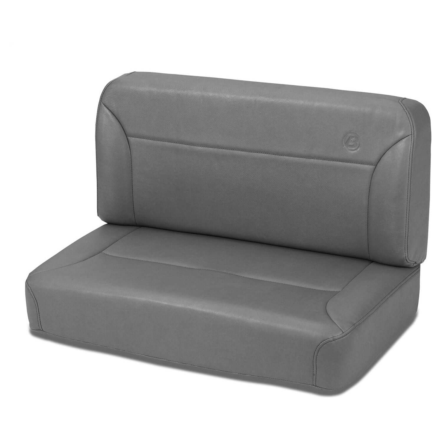 BESTOP | Jeep Seats Trailmax II Fixed-Back Rear Bench Seat For Jeep 1955-1983 CJ5 Charcoal/Gray Bestop | 39437-09